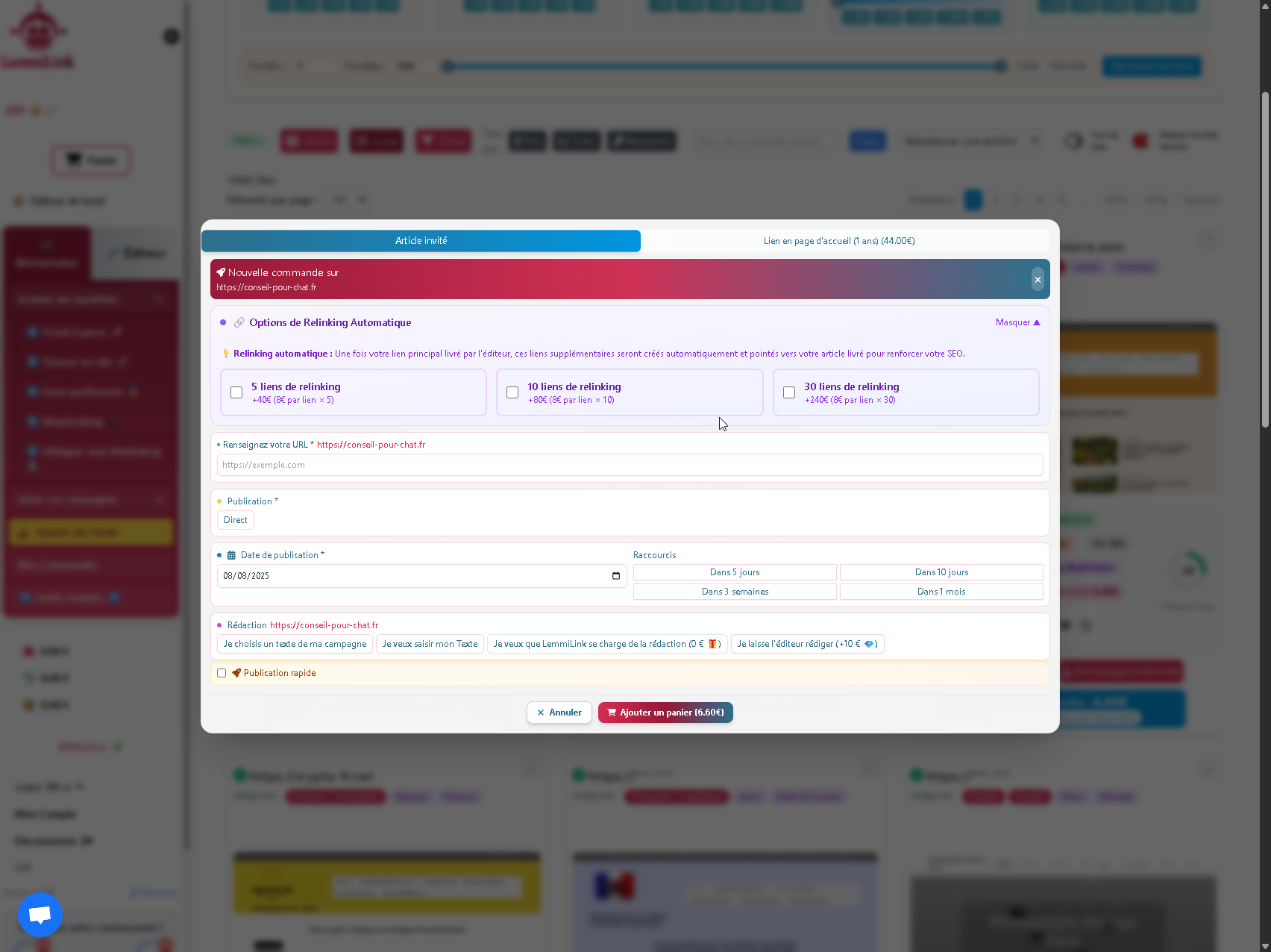Plateforme LemmiLink