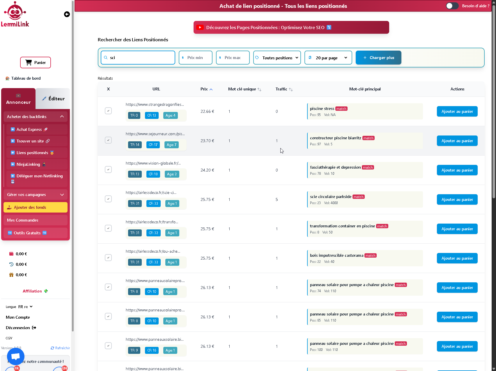 Backlinks avec relinking