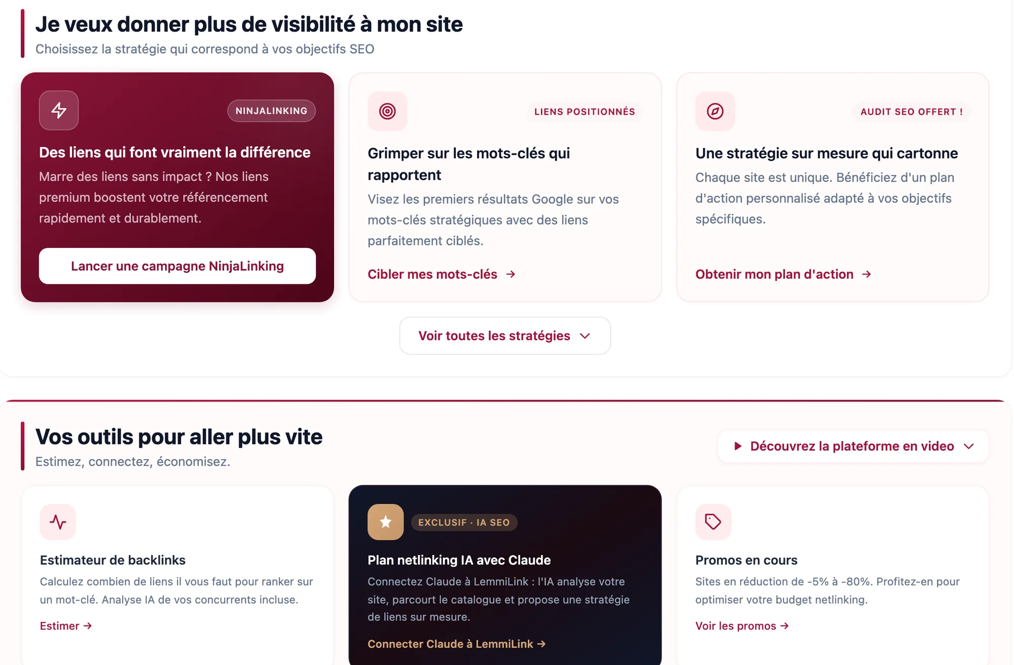 Backlinks performants